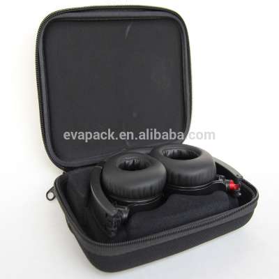 New Products Professional Waterproof Protective Custom Eva Headphone Case with Zipper